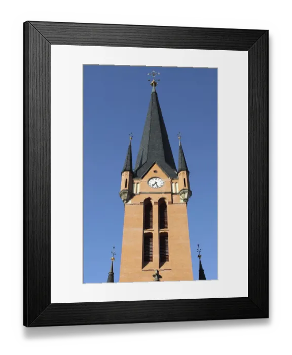 Framed Print : Medieval bell tower in Prague, Czech Republic Framed Print : Medieval bell tower in Prague, Czech Republic