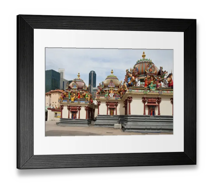 Framed Print : Hinduistic temple Shri-Mariamman