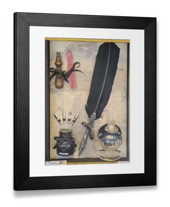 Framed Print : Beautiful bird feathers for decorative purposes