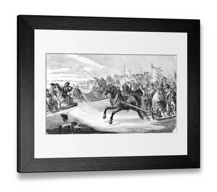 Framed Print : The Great Elector Frederick William of Brandenburg crosses the lagoon