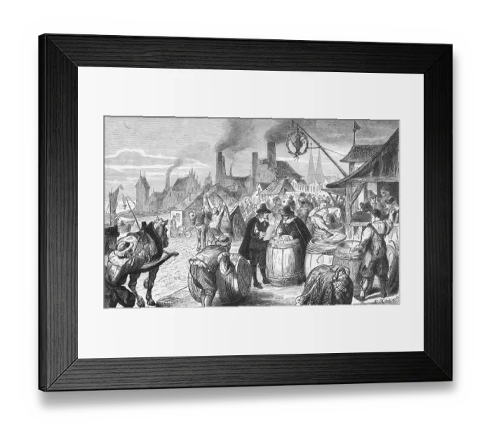 Framed Print : The Wittenlager in the 16th century Framed Print : The Wittenlager in the 16th century