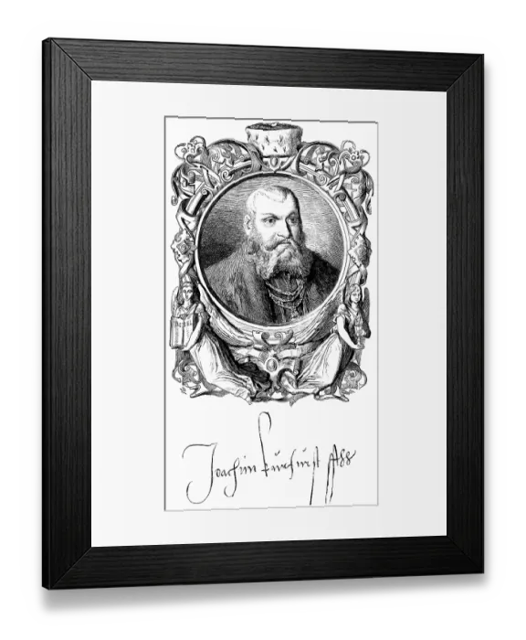 Framed Print : Portrait of Elector Joachim I (1484-1535) Hohenzollern