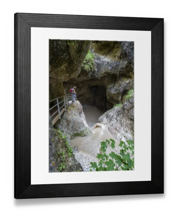 Framed Print : Almbachklamm, Berchtesgaden Biosphere Reserve