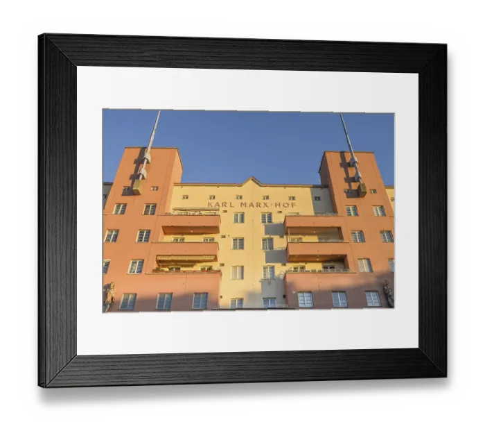 Framed Print : Karl-Marx-Hof residential complex