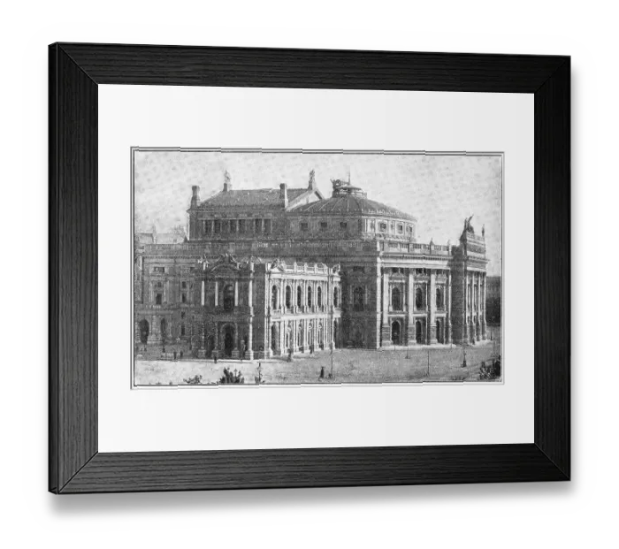 Framed Print : The Burgtheater (after 1888) in Vienna Framed Print : The Burgtheater (after 1888) in Vienna