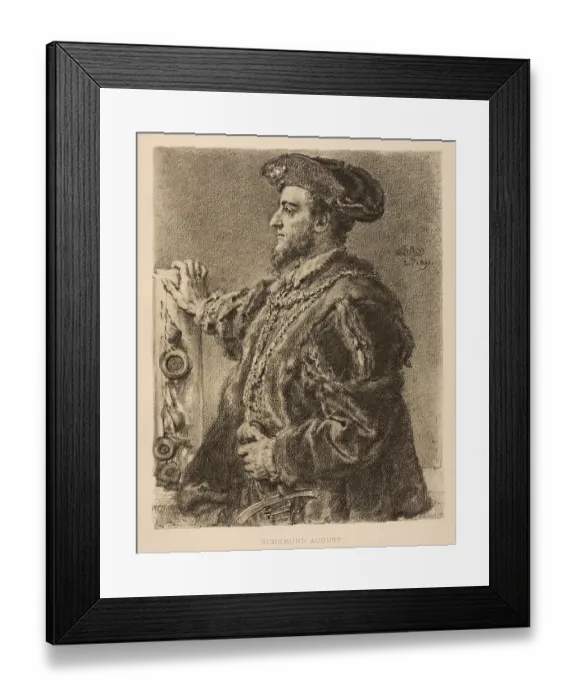 Framed Print : Sigismund II. August, Zygmunt II