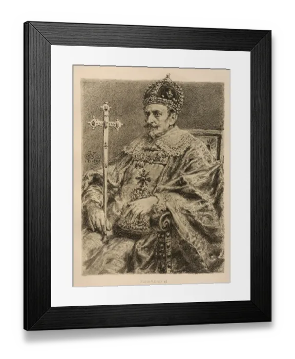 Framed Print : Sigismund III. Wasa, Zygmunt III Waza