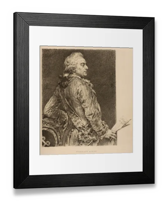 Framed Print : Stanislaw II. August, Stanislaw Antoni Poniatowski Framed Print : Stanislaw II. August, Stanislaw Antoni Poniatowski