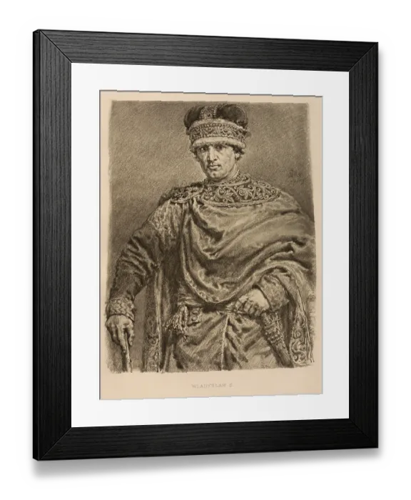 Framed Print : Wladyslaw the Exiled or Wladislaw II of Silesia