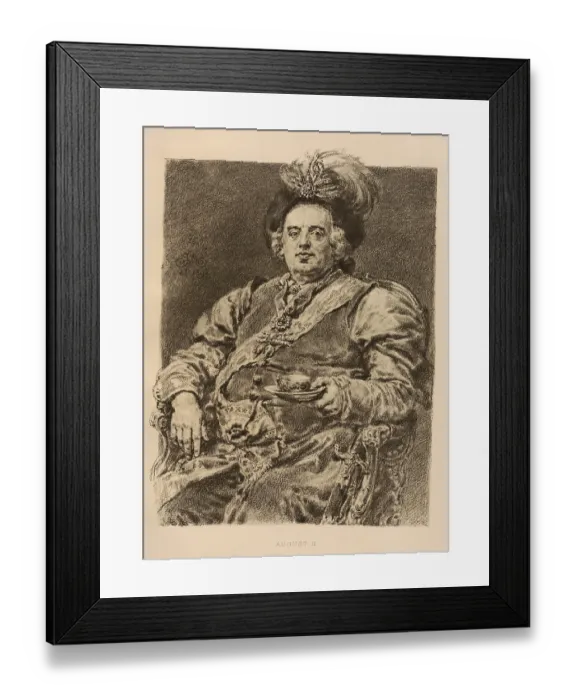 Framed Print : Frederick Augustus II (born 17 October 1696 in Dresden) Framed Print : Frederick Augustus II (born 17 October 1696 in Dresden)