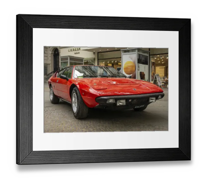 Framed Print : BERLIN - MAY 04, 2024: The sports car Lamborghini Urraco Framed Print : BERLIN - MAY 04, 2024: The sports car Lamborghini Urraco