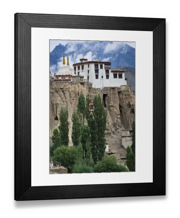 Framed Print : Buddhist heritage, Lamayuru monastery temple at Hymalaya highland Framed Print : Buddhist heritage, Lamayuru monastery temple at Hymalaya highland