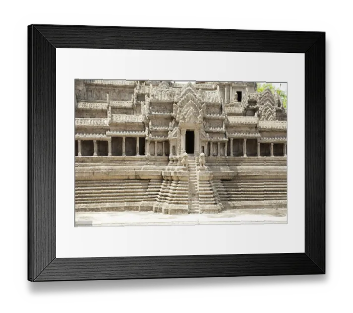 Framed Print : Miniature copy of Angkor Wat Temple at Wat Phra Kaeo