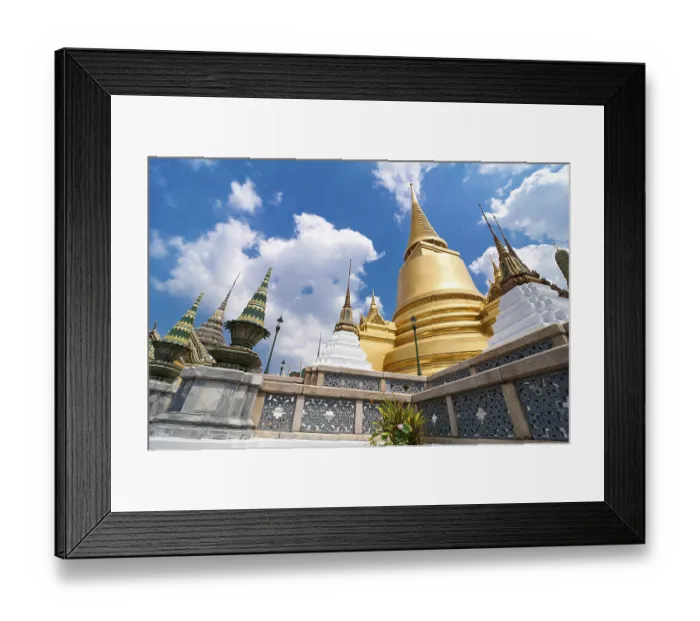 Framed Print : Temple of Emerald Buddha (Wat Phra Kaew) in Grand Royal Palace