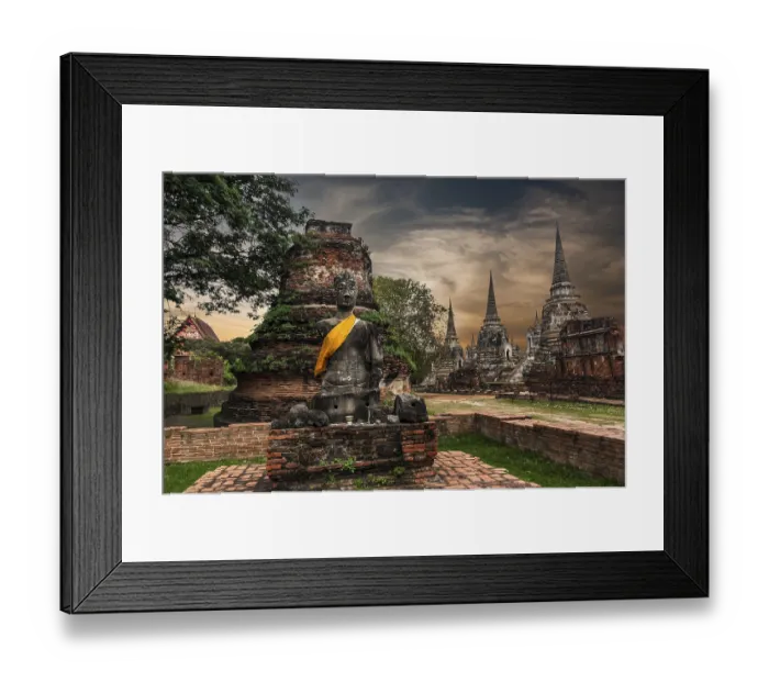 Framed Print : Asian religious architecture