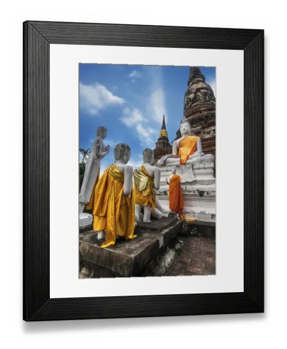 Framed Print : Asian religious architecture