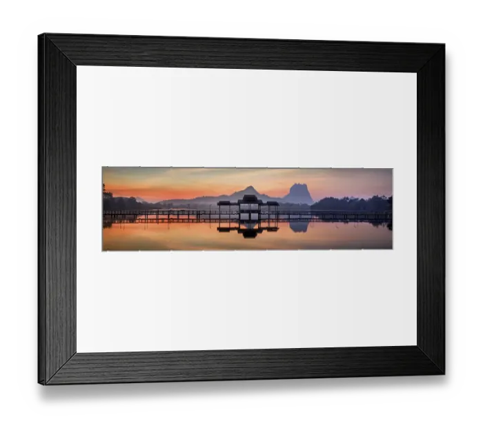 Framed Print : Amazing park landscape panorama at sunrise Framed Print : Amazing park landscape panorama at sunrise