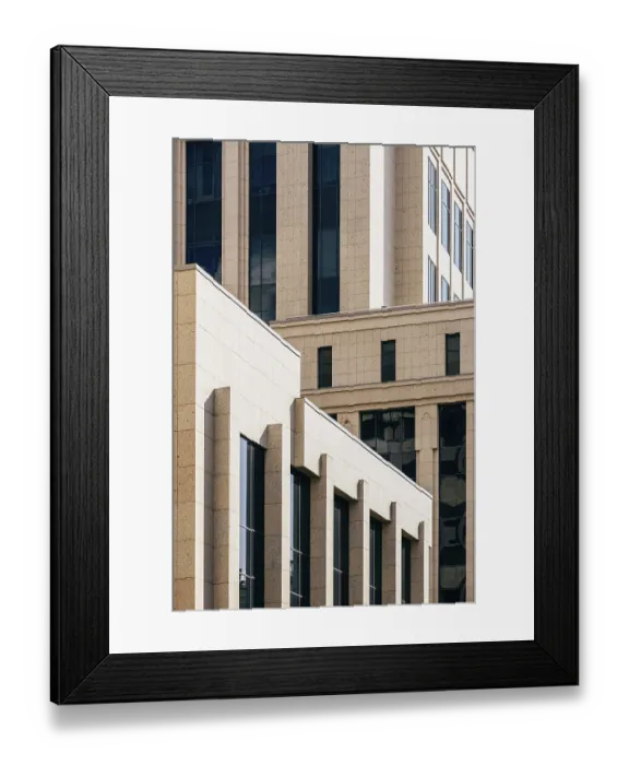 Framed Print : Old fashioned architecture details of building Framed Print : Old fashioned architecture details of building