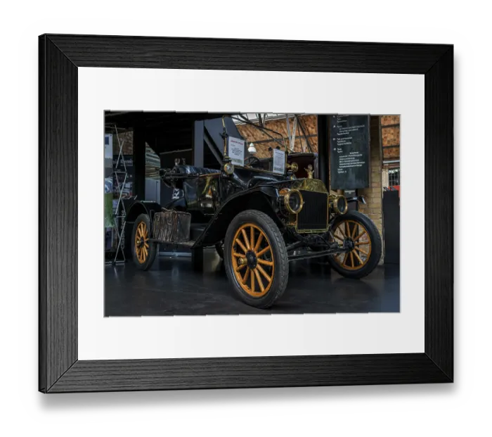 Framed Print : BERLIN - MAY 11, 2019: Vintage car Ford T Runabout Framed Print : BERLIN - MAY 11, 2019: Vintage car Ford T Runabout