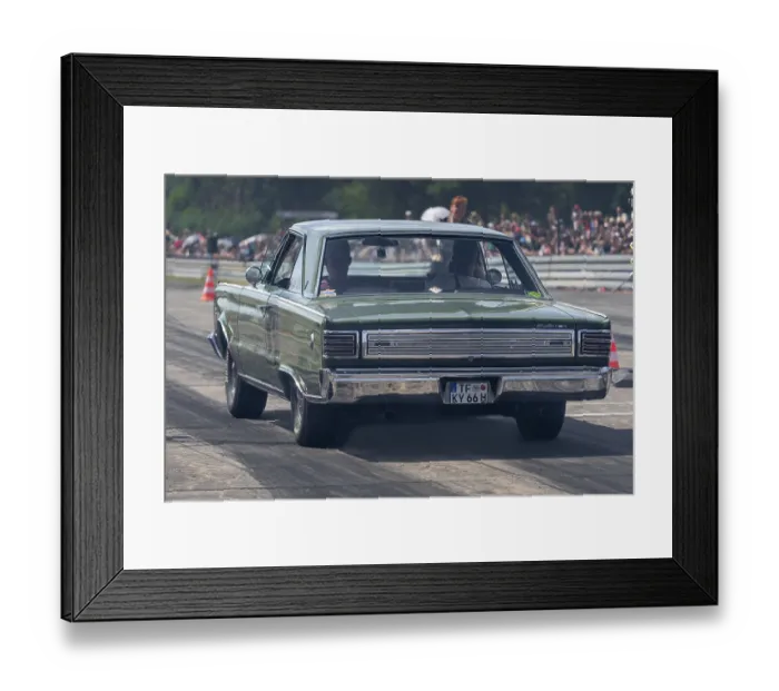 Framed Print : FINOWFURT, GERMANY - JUNE 28, 2024: A mid-size car Plymouth Satellite (1966)