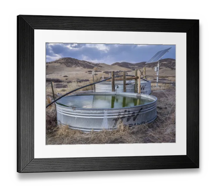 Framed Print : Fort Collins, CO, USA - November 23