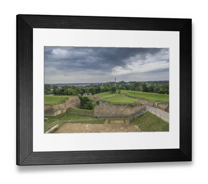 Framed Print : Panoramic View of the Petrovaradin Fortress in Novi Sad Framed Print : Panoramic View of the Petrovaradin Fortress in Novi Sad