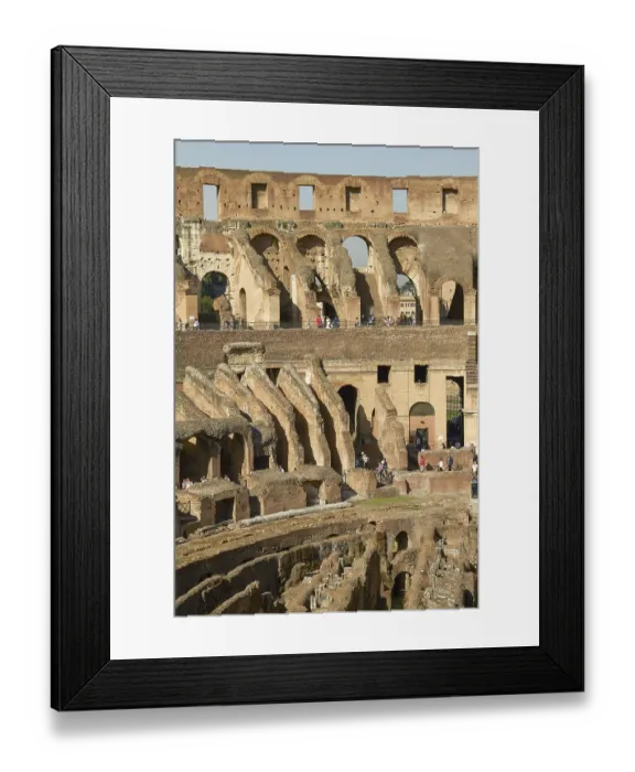 Framed Print : ROME, ITALY - OCTOBER 4, 2010: Tourists Visiting Colosseum or Coliseum in Rome Italy Framed Print : ROME, ITALY - OCTOBER 4, 2010: Tourists Visiting Colosseum or Coliseum in Rome Italy