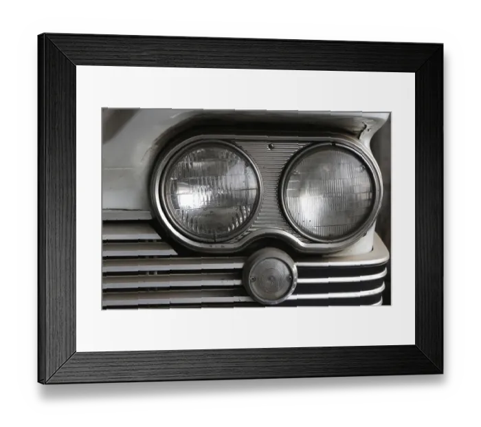 Framed Print : Vintage American car life in the dusty garage Framed Print : Vintage American car life in the dusty garage