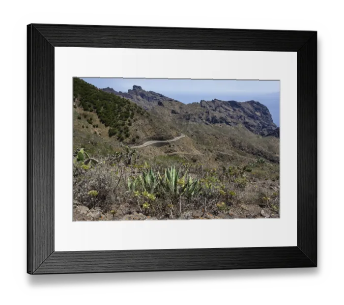 Framed Print : Mountain landscape. View from the observation deck - Mirador Altos de Baracan Framed Print : Mountain landscape. View from the observation deck - Mirador Altos de Baracan
