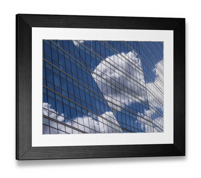 Framed Print : Modern architecture in London business area