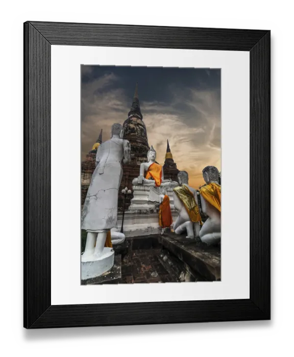 Framed Print : Asian religious architecture