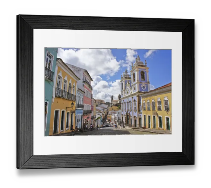Framed Print : Salvador de Bahia, Brazil, South America