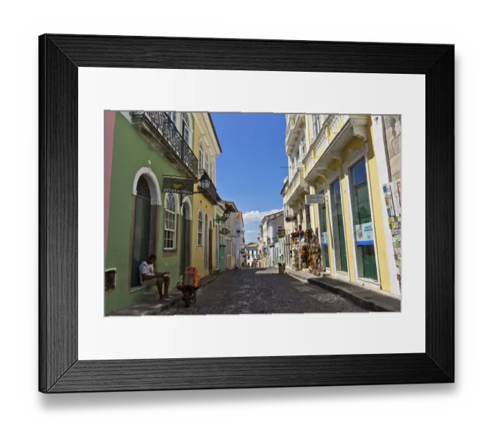 Framed Print : Brazil, Salvador da Bahia Framed Print : Brazil, Salvador da Bahia