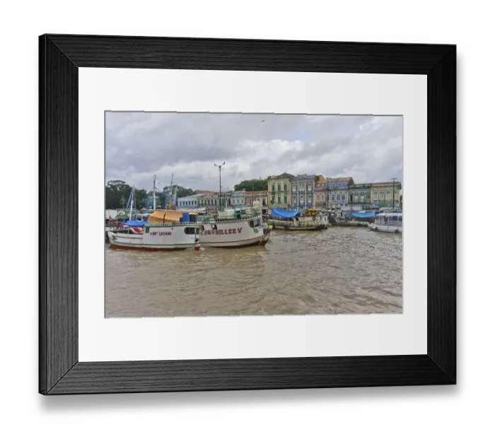 Framed Print : Belem Port view, Amazon Basin, Brazil