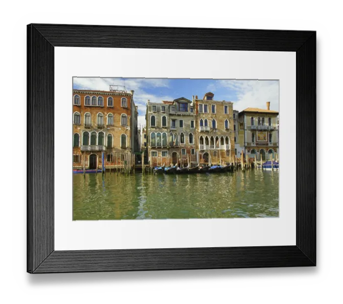 Framed Print : Morning on the Grand Canal in Venice