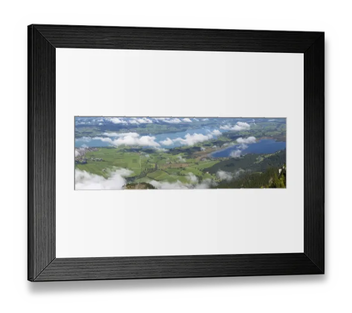 Framed Print : Panorama from Tegelberg, 1881m Framed Print : Panorama from Tegelberg, 1881m