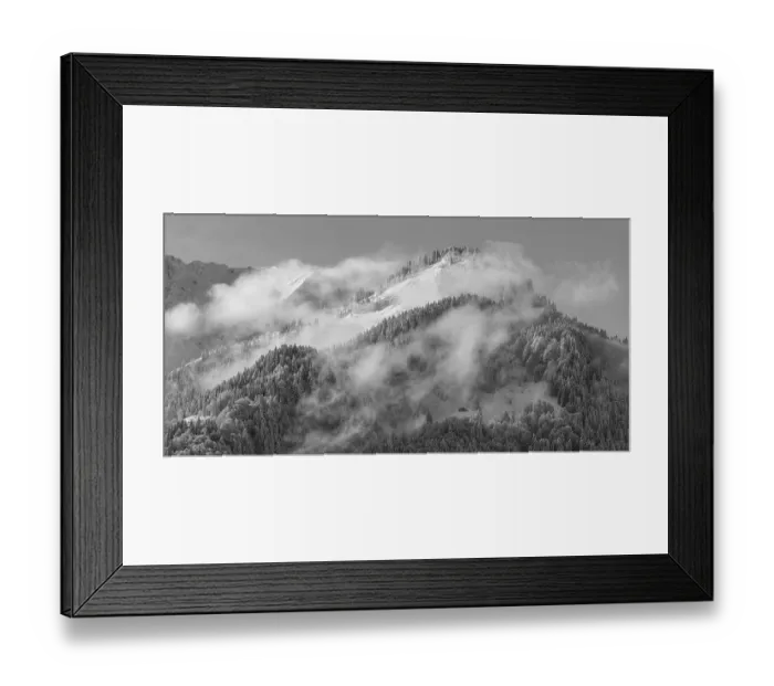 Framed Print : Mountain panorama from Sollereck Framed Print : Mountain panorama from Sollereck