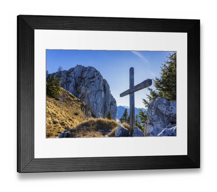 Framed Print : Sankt Wolfgang, Vormaueralm with Vormauerstein Framed Print : Sankt Wolfgang, Vormaueralm with Vormauerstein
