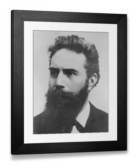 Framed Print : Wilhelm Conrad Rontgen, German physicist and university teacher