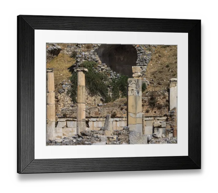 Framed Print : Basilica Stoa Ephasus Turkey