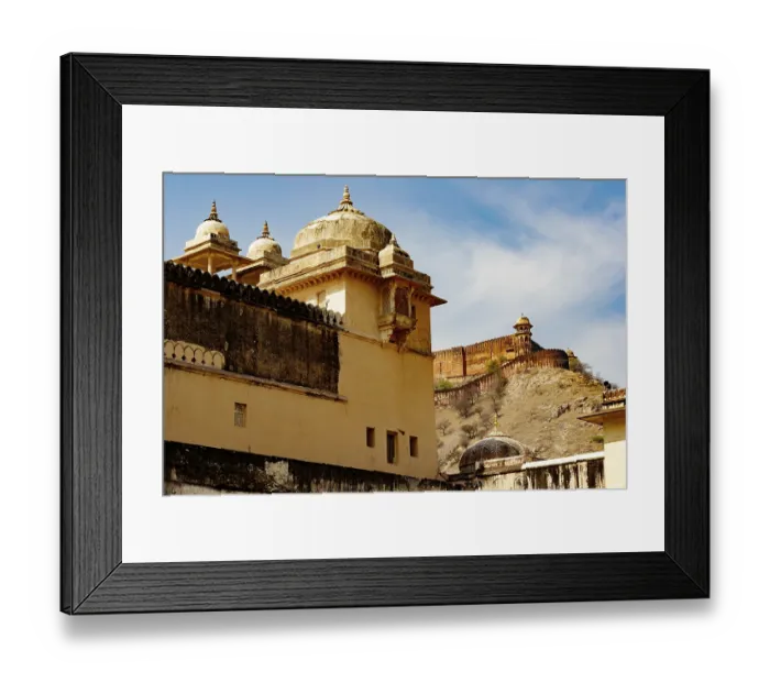 Framed Print : Amer (or Amber) fort in Jaipur city, India