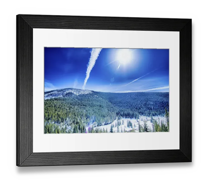 Framed Print : Colorado rocky mountains near monarch pass