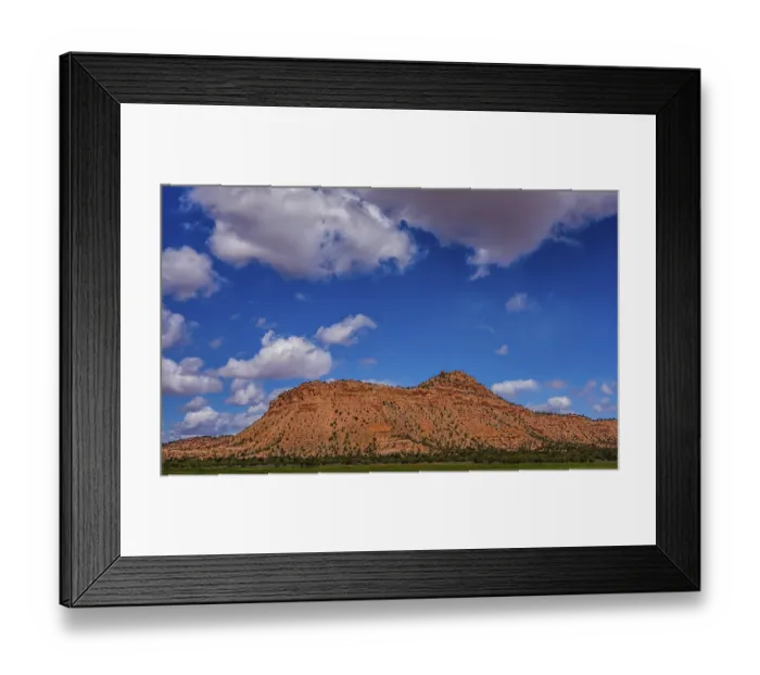 Framed Print : Glen canyon mountains and geological formations