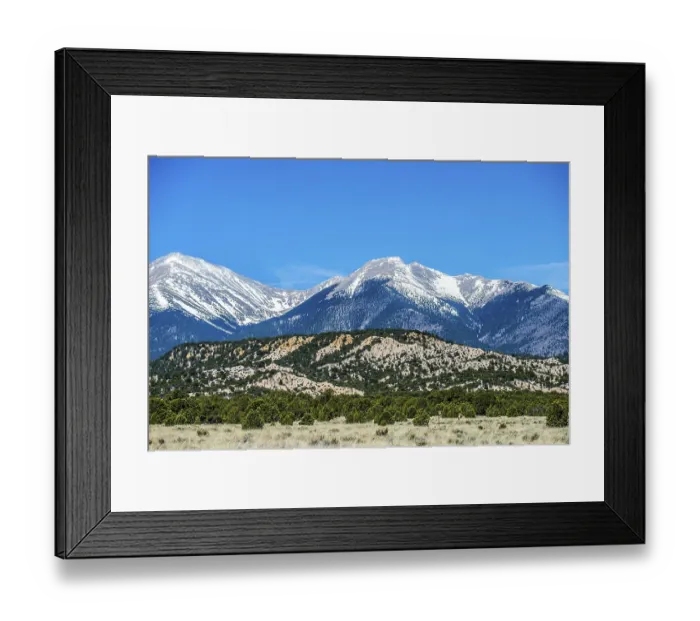 Framed Print : Colorado roky mountains vista views