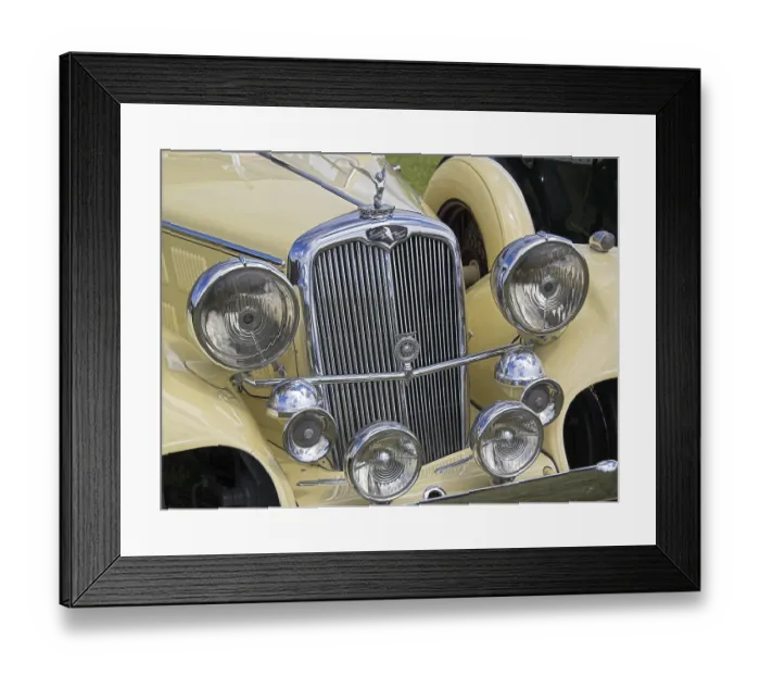 Framed Print : Front Of Triumph Vitesse
