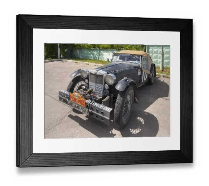 Framed Print : SAMARA, RUSSIA - JUNE 16: Rally of retro-cars Peking-Paris 2013 Framed Print : SAMARA, RUSSIA - JUNE 16: Rally of retro-cars Peking-Paris 2013