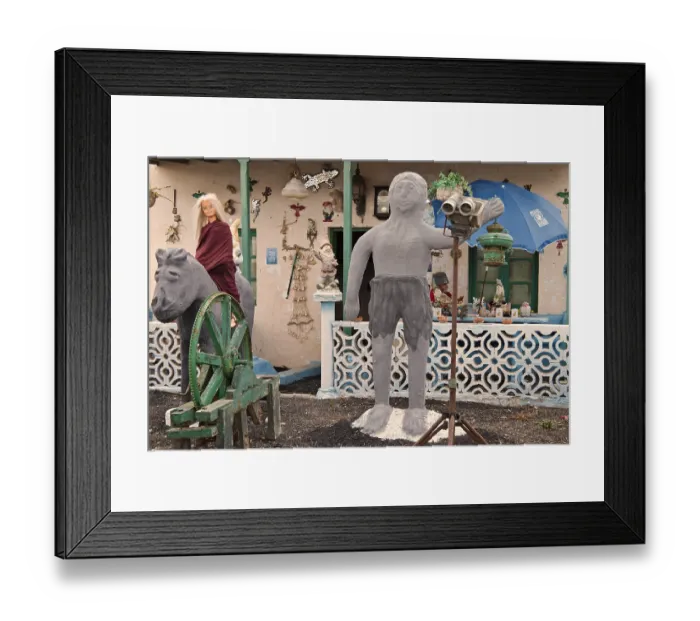Framed Print : Spain Lanzaroti Teguise Sculpture Garden
