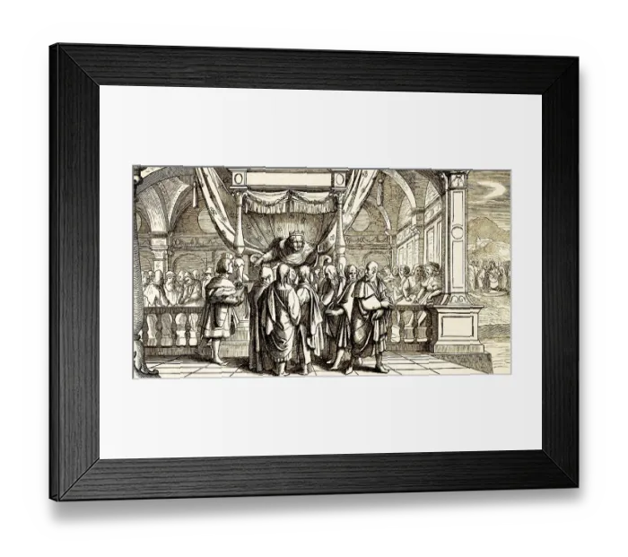 Framed Print : Jeroboam I, first king of the kingdom of Judah (probably 926 to 907 BC) Israel Framed Print : Jeroboam I, first king of the kingdom of Judah (probably 926 to 907 BC) Israel