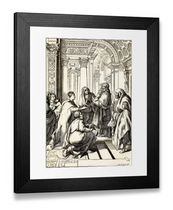 Framed Print : The Presentation of Christ in the Temple Framed Print : The Presentation of Christ in the Temple