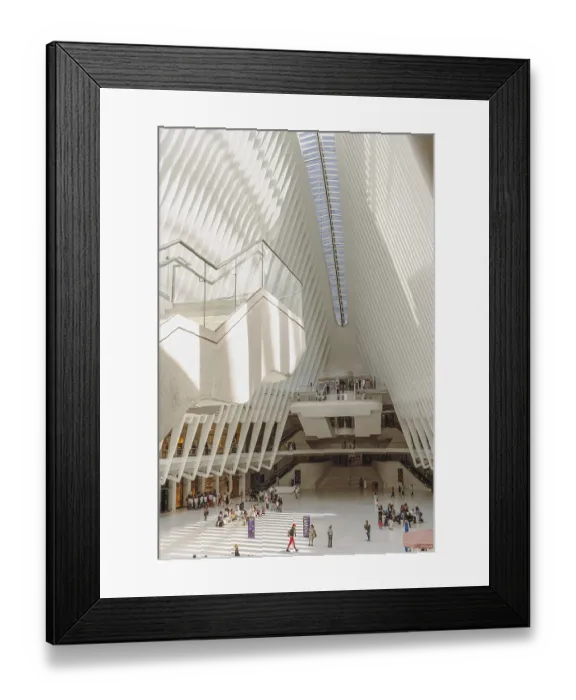 Framed Print : Oculus building, World Trade Center Transportation Hub